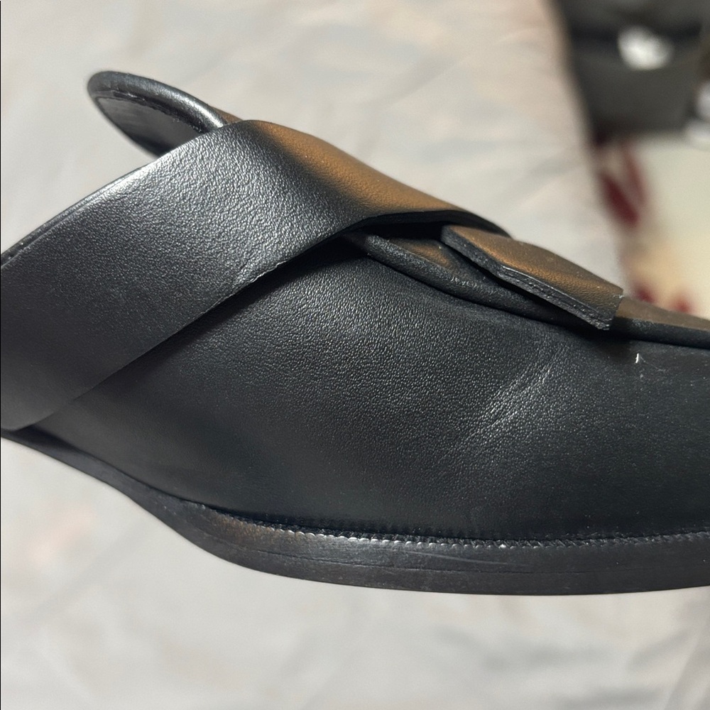Frame Le Willoughby Mule Black Spanish Leather Size 5 - Picture 12 of 16